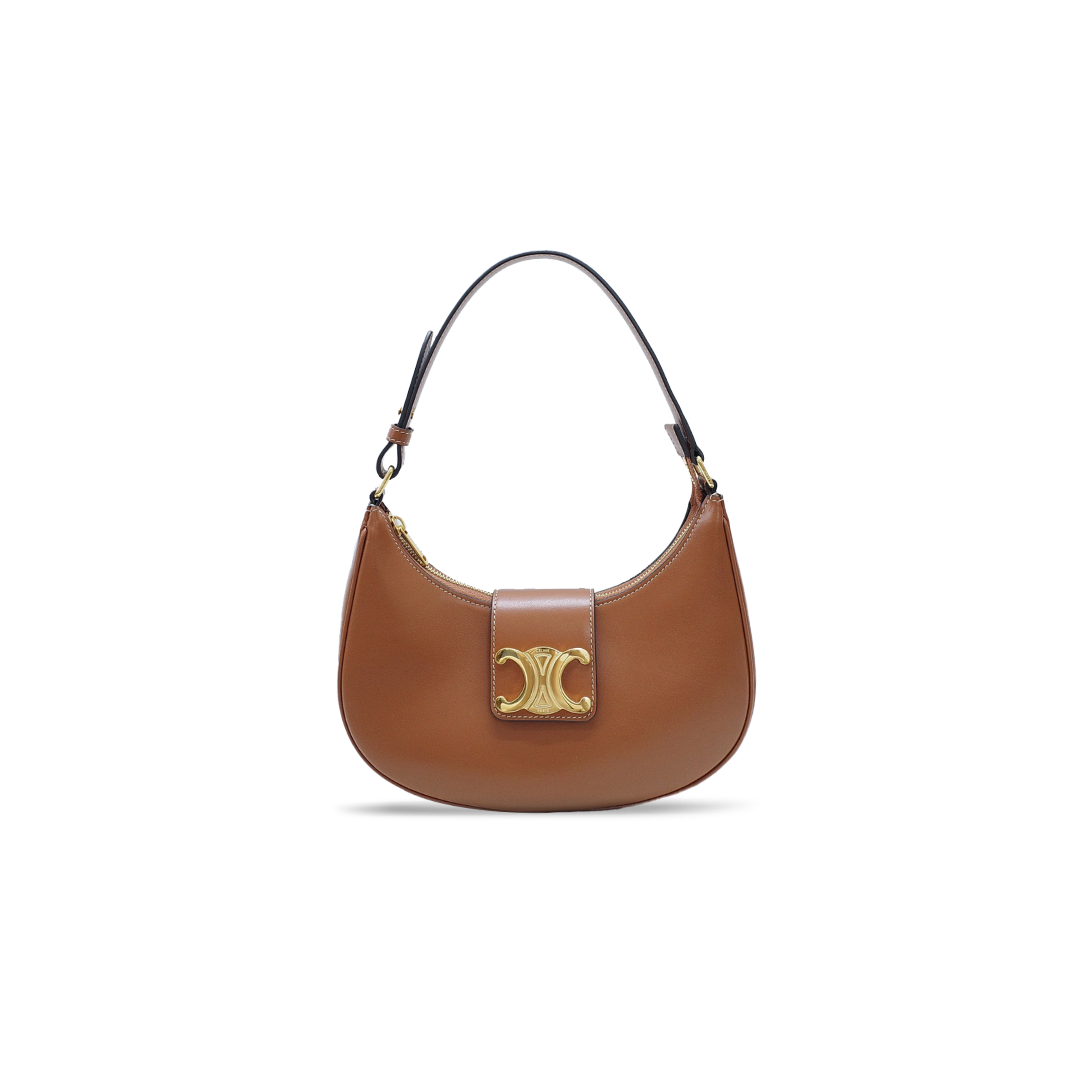 Ce**e medium ava triomphe bag in triomphe cowhide 114492bzj.04lq (23*13.5*6cm)